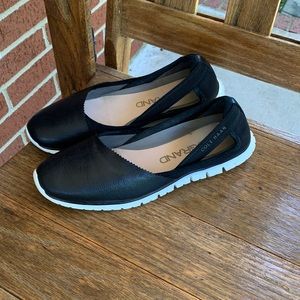 Leather & Stretch Flats